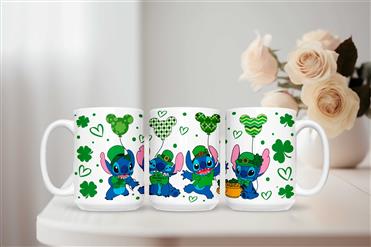 Stitch Celebrates Irish